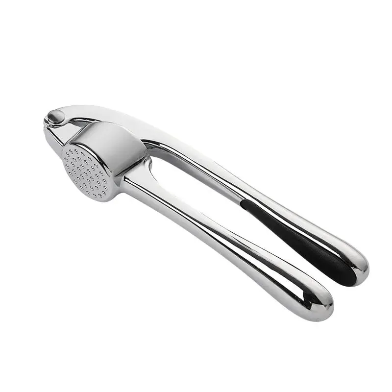 Kitchen Premium Garlic Press Rocker Crusher Dishwasher Safe Professional Garlic Mincer Grinder Tool - Easy-Squeeze Easy-Clean