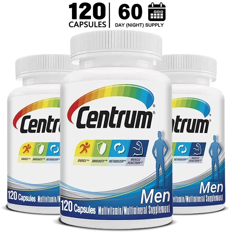 Multivitamins and Minerals Energy Muscle Mass Immunity Antioxidants Immunity Metabolism Men's Nutritional Supplements — image 2