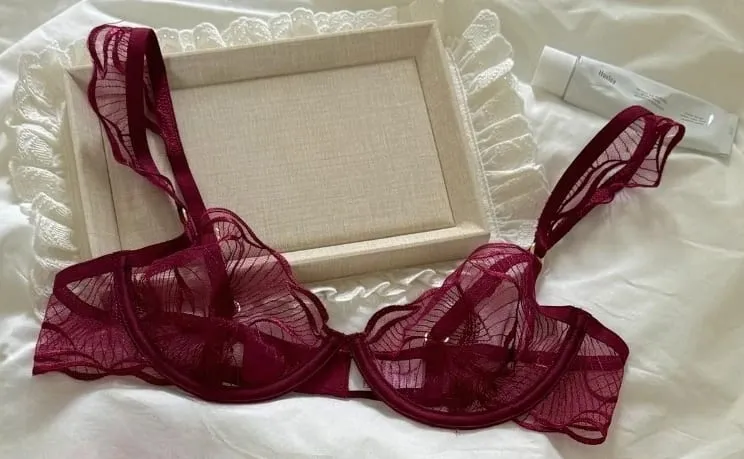 Romantic French Lace Bra Set Floral Embroidery Push Up Thin Cup Women Lingerie Bra & Panty Set Size 32-38AB セクシーな — image 7