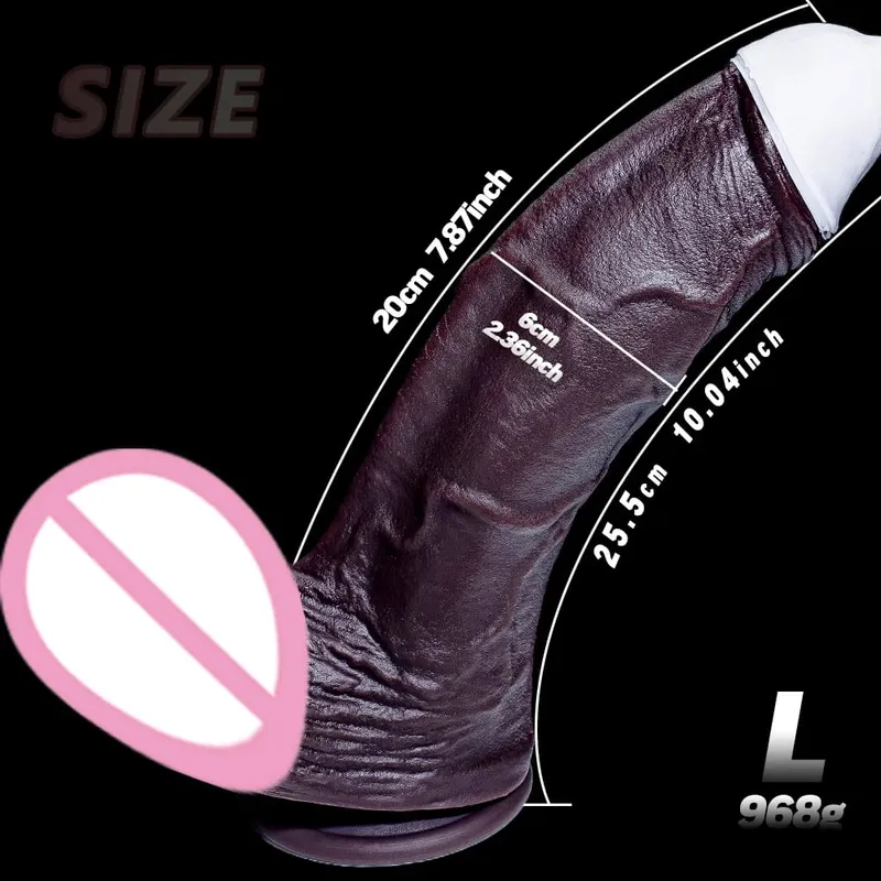 Vagina Massager Huge Realistic Dildo Fantasy Long Penis Big Dick Suction Cup Dildos Giant Anal Plug Sex Toys For Women Men — image 12