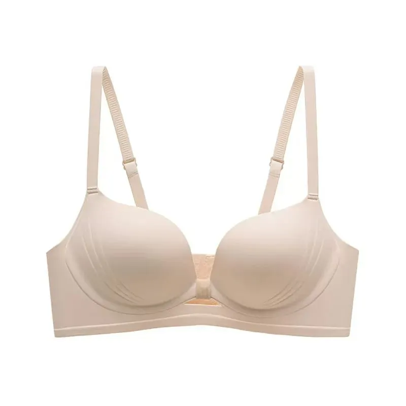 Sexy Seamless Push Up Lingerie For Women Small Breast Gathering Show Big Collect Auxiliary Breast Comfortable and Breathable Bra