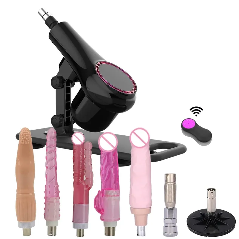 sex machine thrusting love machine automatic telescopic vibrator with Different Dildo Attachments Toys Sex toys — image 25