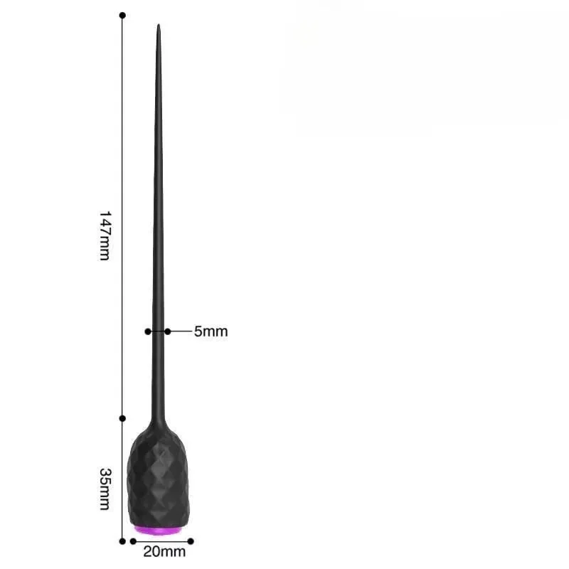 Long Urethral Vibrator Catheter Urethra Sound Dilator Massager 10 Speed Dildo Vibrator Catheter Penis Plug Sex Toys for Men Gay — image 9