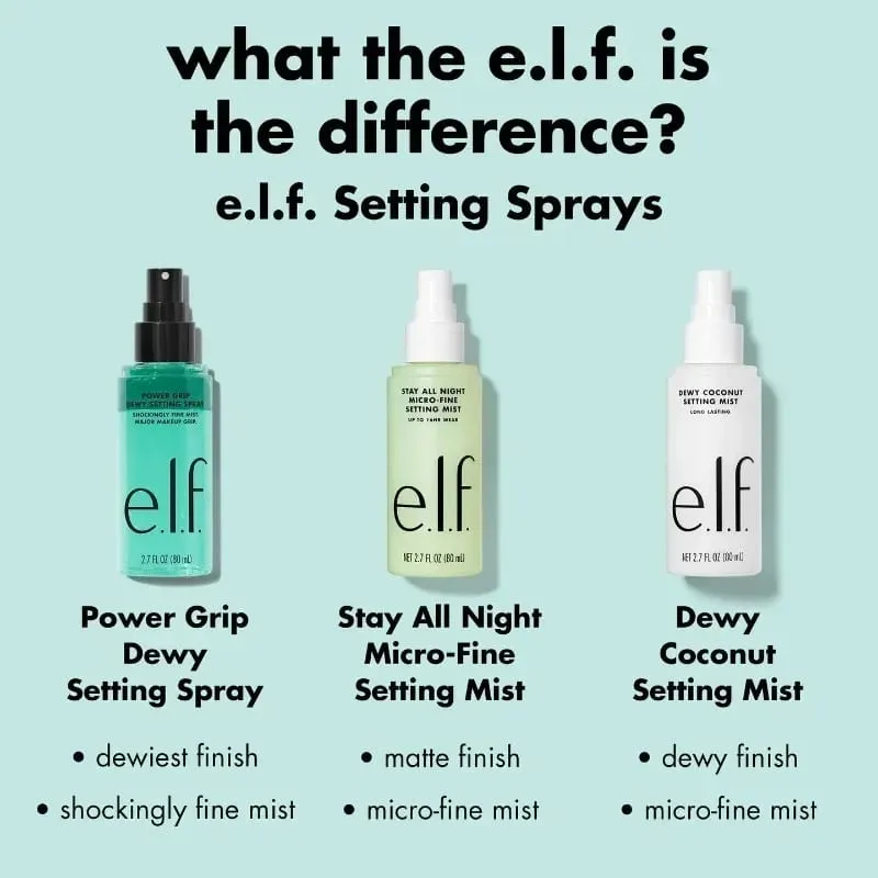 Original ELF 75ml Power Grip Refreshing Easy Absorb Moisturize Facial Primer Firming Hydrating Pre-makeup Setting Spray Products — image 6