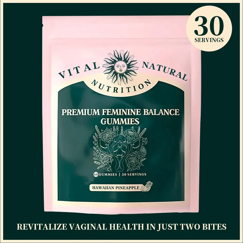 60 Pieces of Vital Source Feminine Balance Gummies Are Selling Well Caring for Women Preferred Gift - Hawaiian Pineapple — image 1