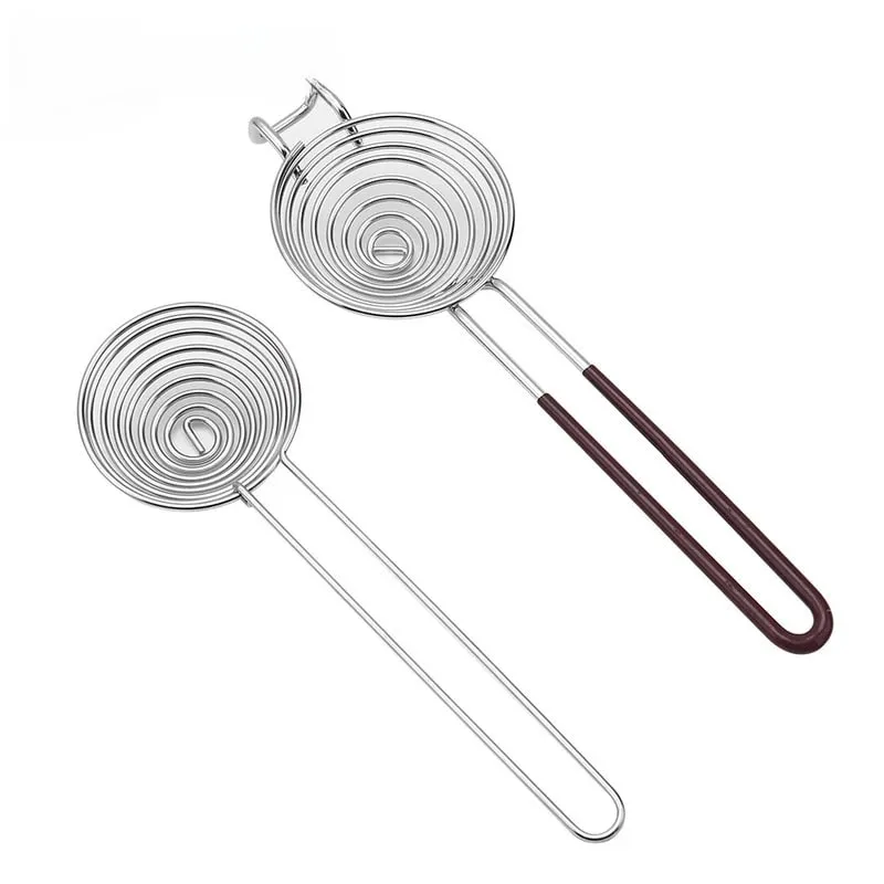 1Pc stainless steel egg white separator creative extended handle protein egg white egg yolk separator hot pot fishing — image 2