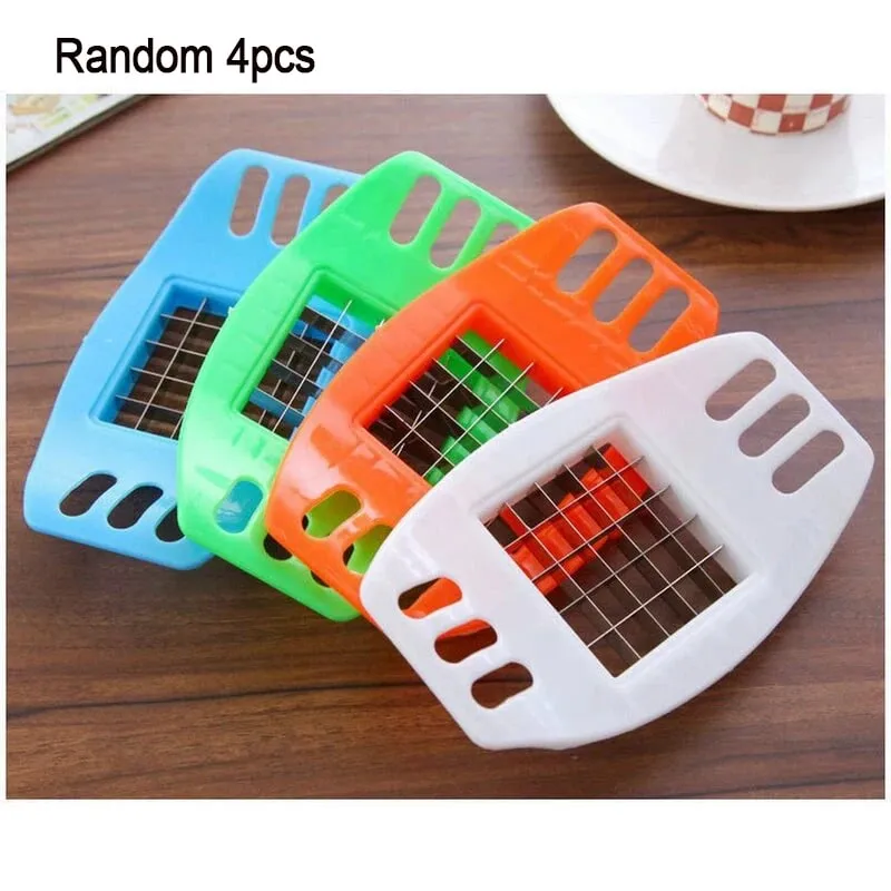 1Pcs Plastic Kitchen Handheld Potato Slicer Tomato Cutter Tool Lemon Cutting Cooking Kitchen Accessories — image 16
