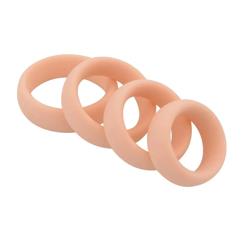 Realistic Penis Ring Silicone Cock Ring Sex Toys for Men Delay Ejaculation Erection Dick Cockring Intimate Goods Sex Shop