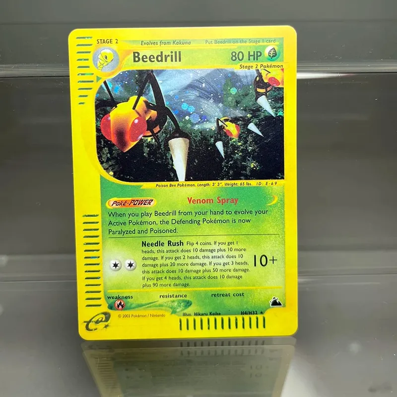Kad PKM Charizard Steelix Celebi Kad Kerajang Tunggal Magneton Gengar Kad Koleksi Permainan Klasik Kad Proksi PTCG — image 26