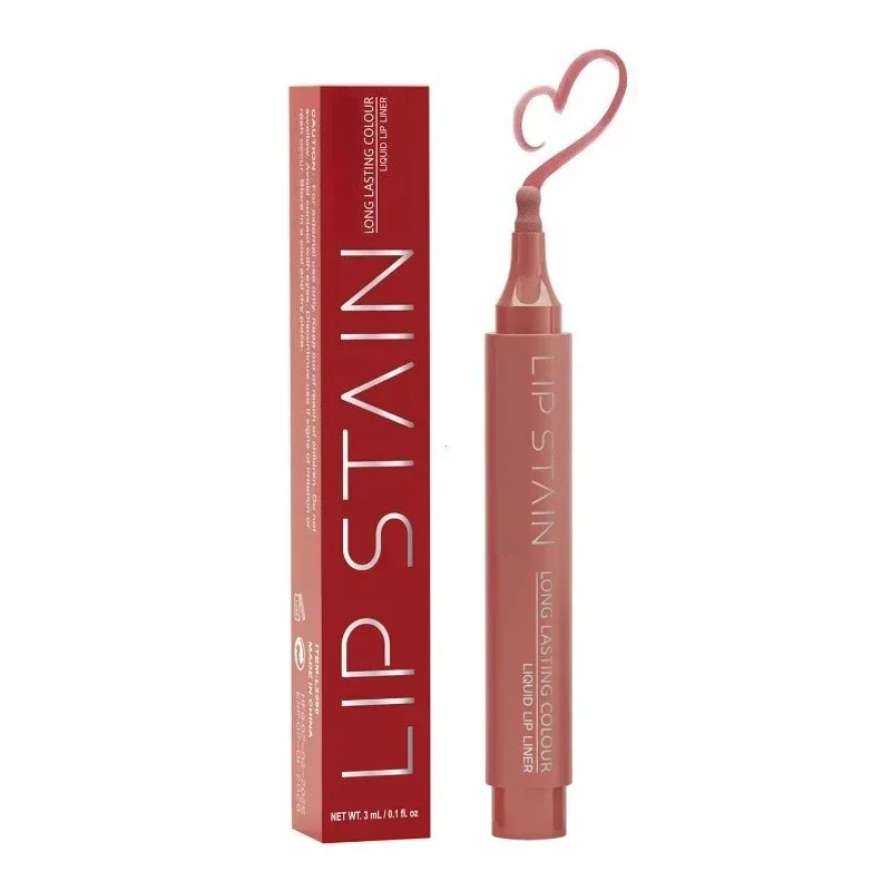 6 Colors Liquid Lip Liner Pencil Long Lasting Nude Lipstick Matte Lip Liner Stick Non-stick Cup Natural Lips Contour Pen Makeup — image 4