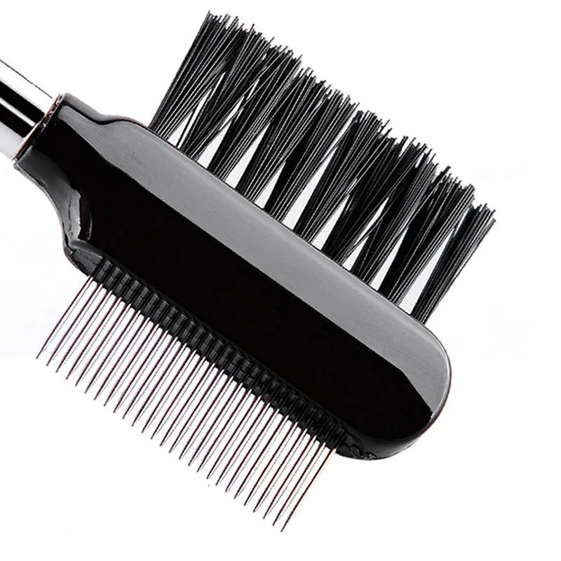 1PC Eyelash Brush Eyebrow Comb Makeup Brushes Professional Dual Makeup Tool maquiagem Black Kabuki Wood Beauty
