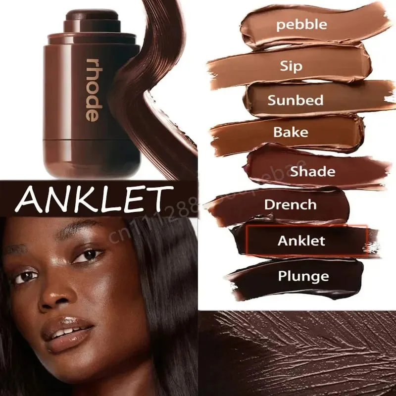 RHO Newest Lip Gloss Lip Balm Smoothing Contour Stick Waterproof Bronzer Natural Finish Nose & Jawline Contouring Pocket Gift — image 29
