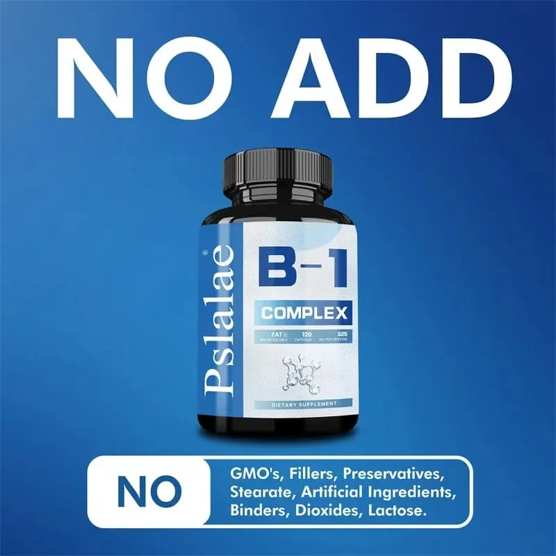 Vitamin B1 Complex - Improves Energy Levels Boosts Metabolism and Supports Nervous System HealthCapsule — image 6
