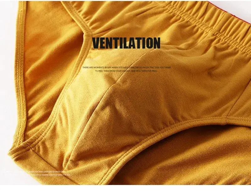 1/3PCS männer Slips Aus Reiner Baumwolle Hohe Qualität Bequeme Unterhose Atmungsaktive Shorts Unterwäsche Dessous Höschen Calcinha Cuecas — image 5
