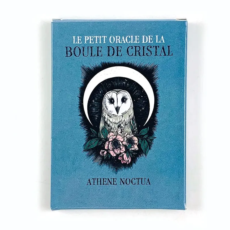 Le Petit Oracle De La Boule De Cristal Oracle-kort 13-korts dæk Athene Noctua Tarot-spådomskort med guidebog