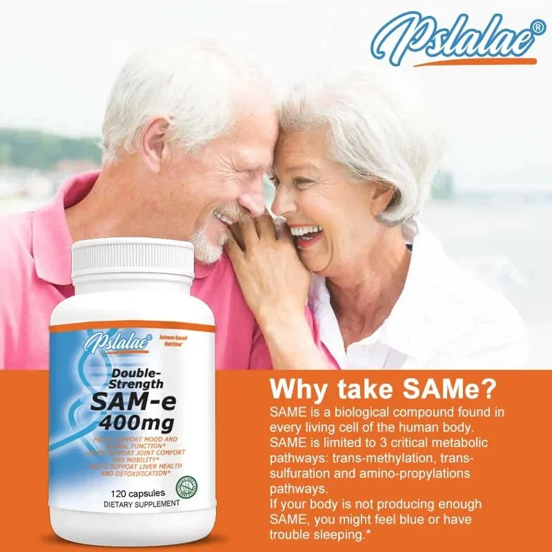 Sam-E 400mg Joint Supplement - Supports Joint Health Brain Function Improves Mood Boosts Energy Levels Relieves Stress — image 5