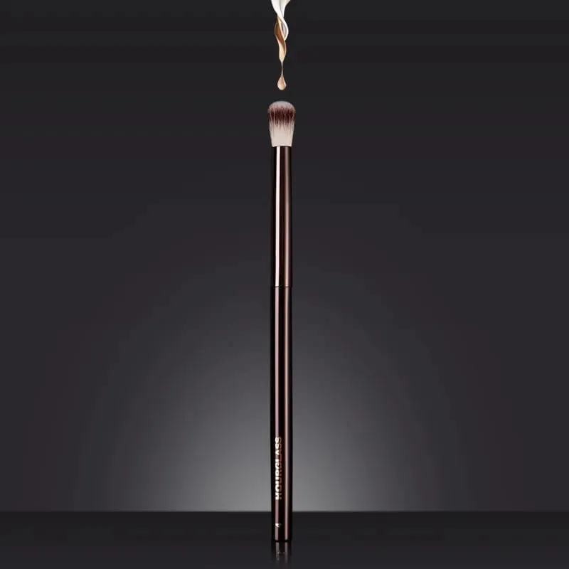 1 piece #4 Crease Makeup brushes Eye shadow Make up brush Highlighter exquisite Professional Cosmetic tool metal handle with box — image 6