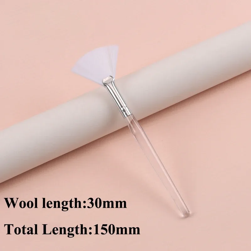 Practical Facial Brushes Fan Makeup Brushes Portable Mask Brush Cosmetic Tools for Women Flexible Facial Soft Mask Applicator — image 10