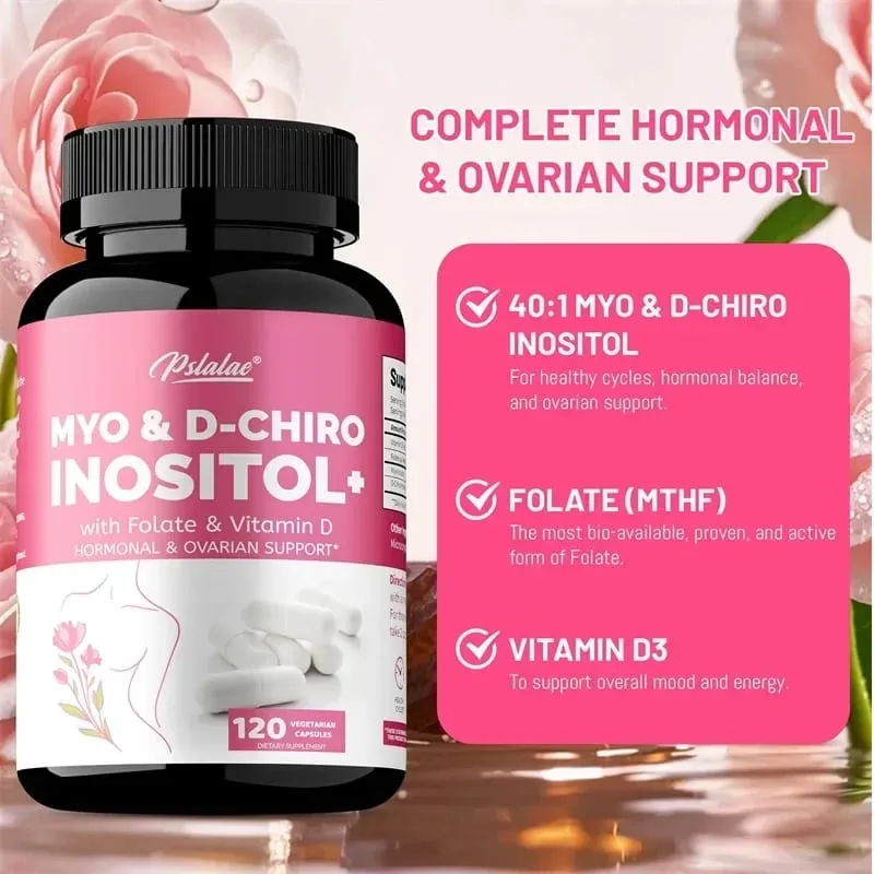MYO & D-CHIRO INOSITOL - Supports Hormone Balance Healthy Cycles Female Ovarian Health and Boosts The Immune SystemSupplement