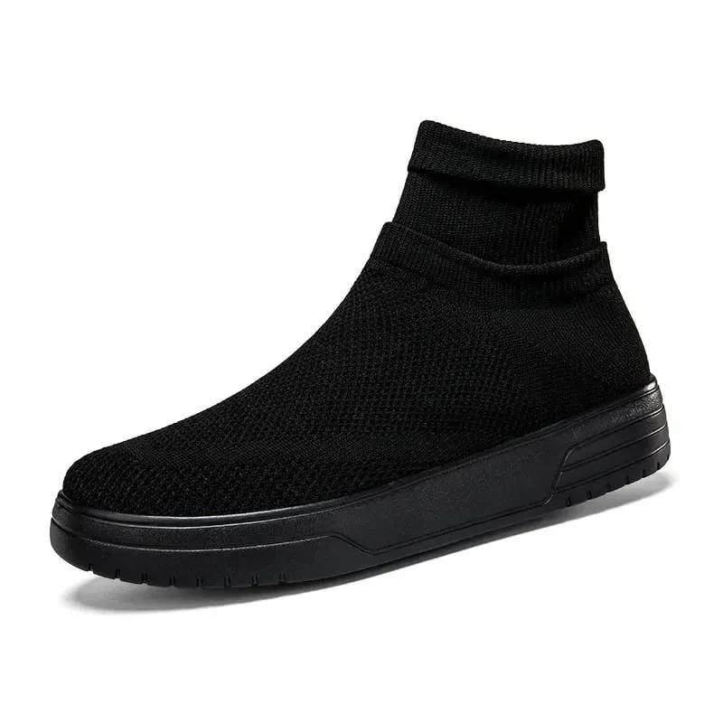 Sock Shoes for Men Spring 2026 New Couple Socks Breathable Mesh High Top Casual Shoes for Men One Foot Thick Soled Sneakers Men — image 11