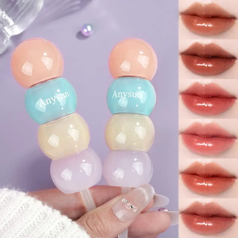 Ginger Candy-shaped Lip Gloss with A Moist and Nourishing Texture Long-lasting and Vivid Color A Cute Lip Gloss. — image 2