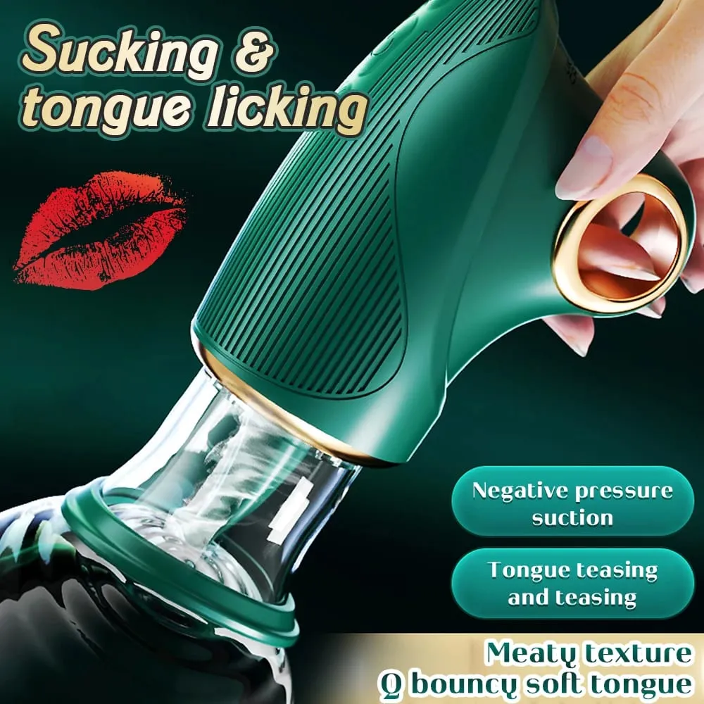 Sucking Licking Vibrator for Women Clitoris Vacuum Tongue Licking Sucker Stimulator Oral Nipples Vibrating Female Adult Sex Toys