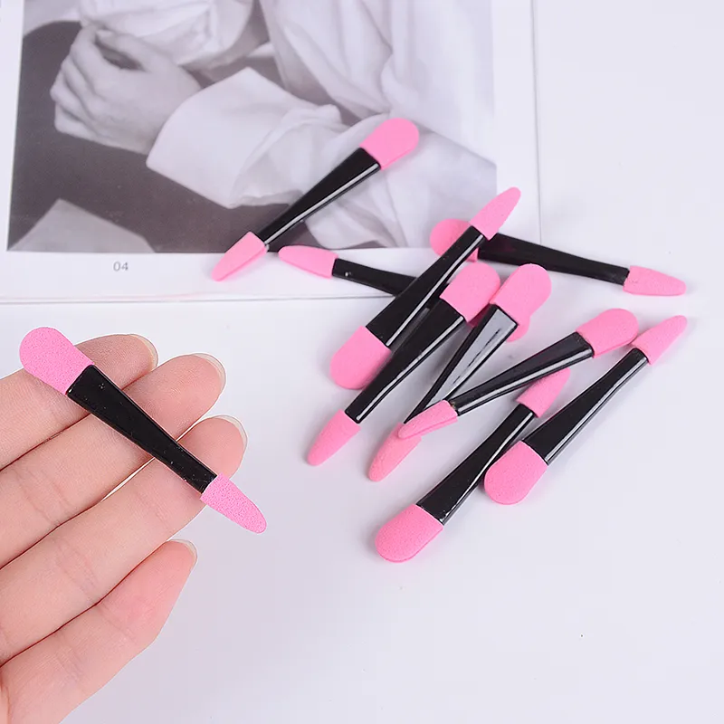 10pcs Double Ended Eyeshadow Applicator Pro Sponge Eye Shadow Make Up Supplies Portable Eye Shadow Brushes Powder Brush — image 5