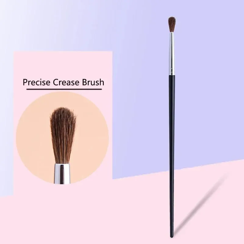 Small Smoky Liner Makeup Brushes Eyeliner Smudge Brush Precision Smudge Makeup Brush Horse Hair Eyeshadow Smudge Brush — image 25