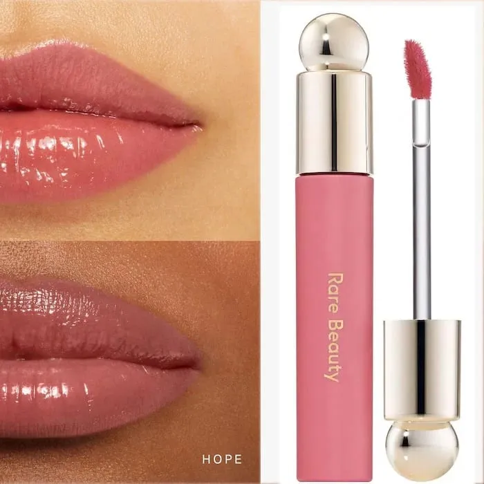 Rare Beauty Melting Cream Blush Makeup Matte Pearlescent Texture Glitter Blush Highlighter Bright Nourish Moisturize Lip Gloss