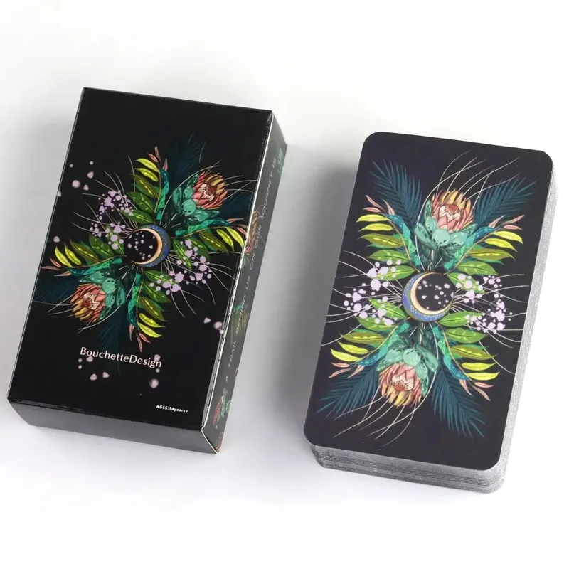The Meraki Tarot εμπνευσμένο από τη μαγεία της φύσης Ζώο 79 τμχ Κάρτες με βάση το Rider Waite System Divination Deck Επιτραπέζιο παιχνίδι