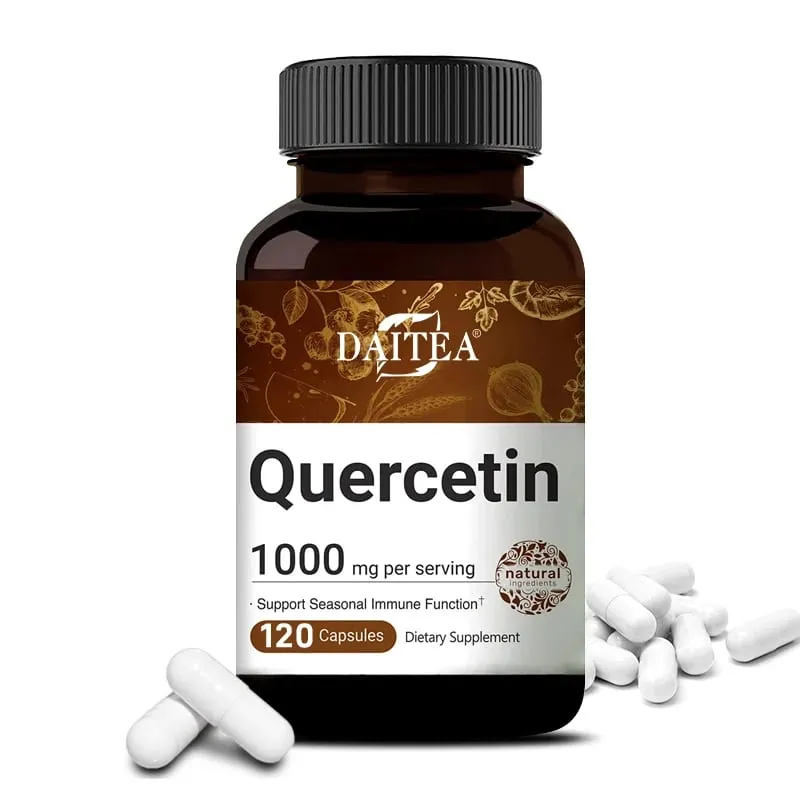 Quercetin Capsules 1000 Mg Supports Immunity Promotes Blood Circulation Metabolism Anti-oxidation Promotes Overall Health — image 2