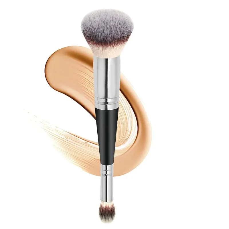 Double Head Professional Makeup Brushes 2 In 1 Foundation Brush Concealer Highlighter Powder Blush Brush Beauty Make Up Tools — image 9