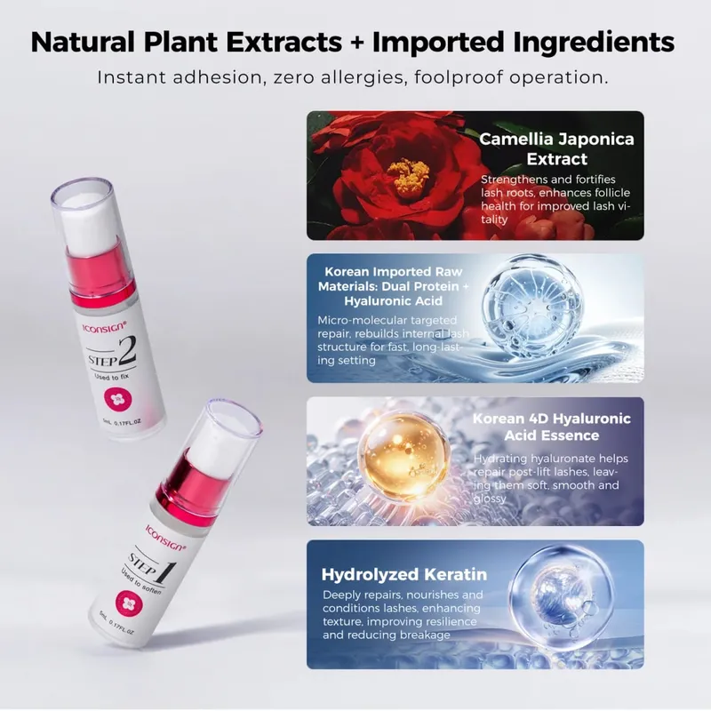 Camellia Fast Lift Set 5 To 8 Minutes Perm Makeup Cosmetics Easy To Use — image 4