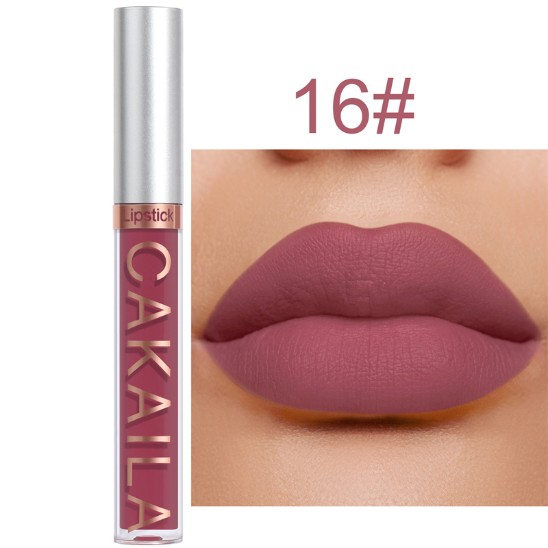 18 Color Waterproof Matte Velvet Lip Glaze Lasting Silky Liquid Lipstick Not Easy To Fade Lip Gloss Makeup Sexy Lip Tint