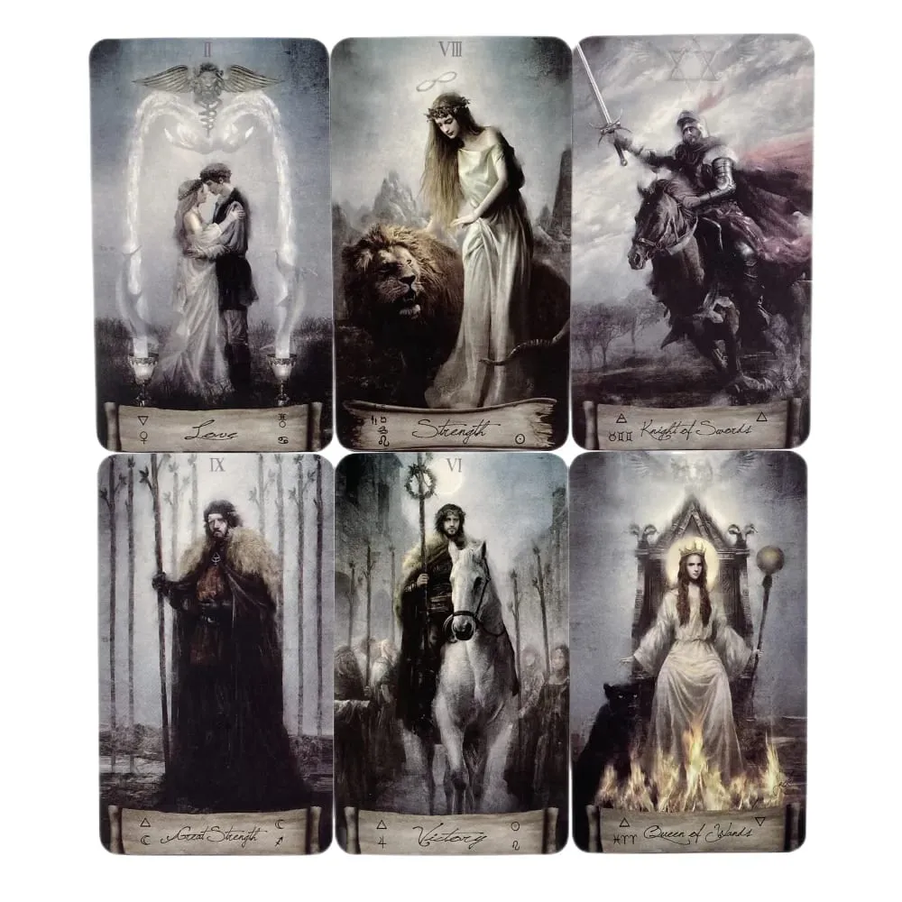Hett säljande Heaven Earth Tarot Fritid Underhållning Kort Familjesammankomst Spådomslek Tarotbräde Spela spelkort — image 6