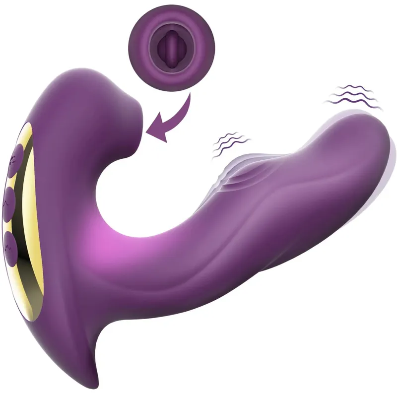 Vibrator Female 3 in 1 Clitoral Sucking Sucker Tongue Licking Dildo Adult Products Sex Toys Female Sex Machine Adult Toy Dildo