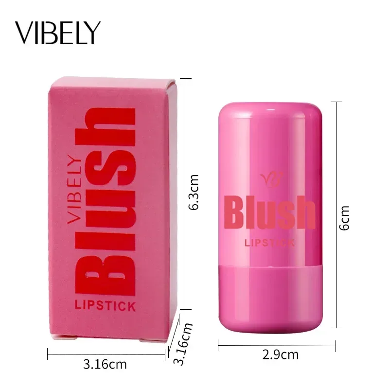 4Colors Multi-Use Jelly Tint Blush Stick Natural Lip Eyes Cheek Stain Moisturizing Cream Contour Makeup Water Lip Gloss Brighten — image 5