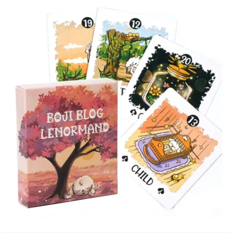 Boji Blog Lenormand Deck Die Reise eines Kaninchens durch das Schicksal Für Tarot-Liebhaber