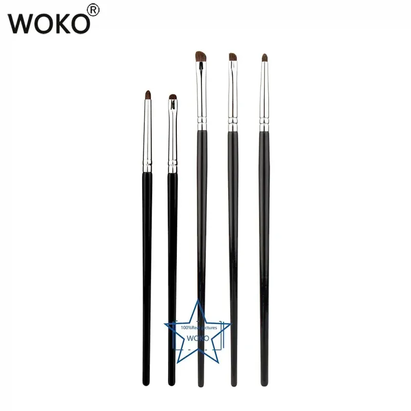 Small Smoky Liner Makeup Brushes Eyeliner Smudge Brush Precision Smudge Makeup Brush Horse Hair Eyeshadow Smudge Brush — image 11