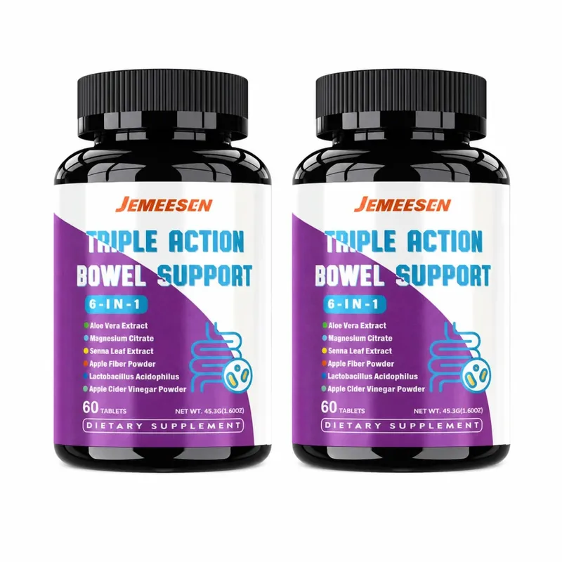 Dietary Supplements with Psyllium Husk Powder Magnesium Apple Cider Vinegar Powder Promote Gastrointestinal Health