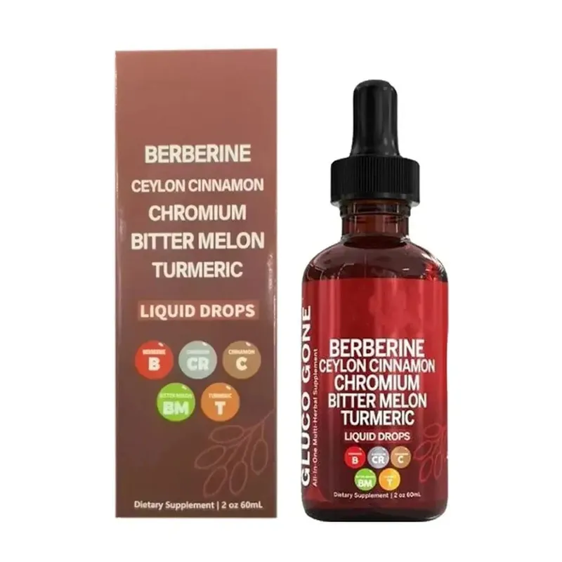 60ml Berberine Cinnamon Drops For Health Immune Support Gut Health Metabolism Antioxidant- Ceylon Cinnamon Flavor