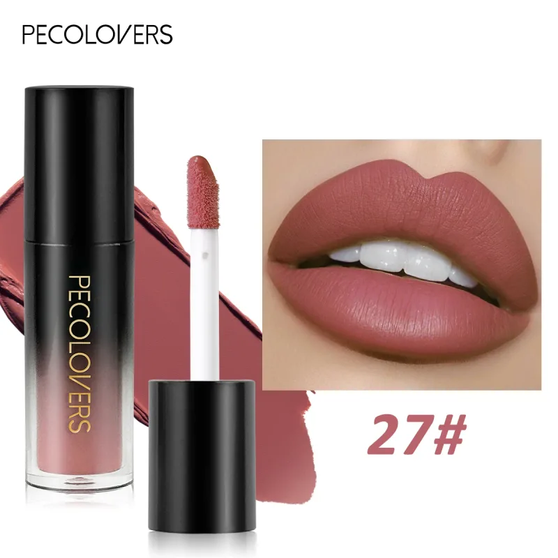 Multiple Colors Matte Velvet Lip Gloss Waterproof Long-lasting Non-stick Cup smooth Lipstick To Apply High Color Rendering — image 8