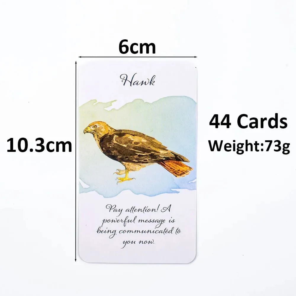 Divine Feather Messenger Tarot Oracle Cards 44 Birds Symbolism & Energies 10.3x6CM Divination Fate Reading and Board Game — image 4