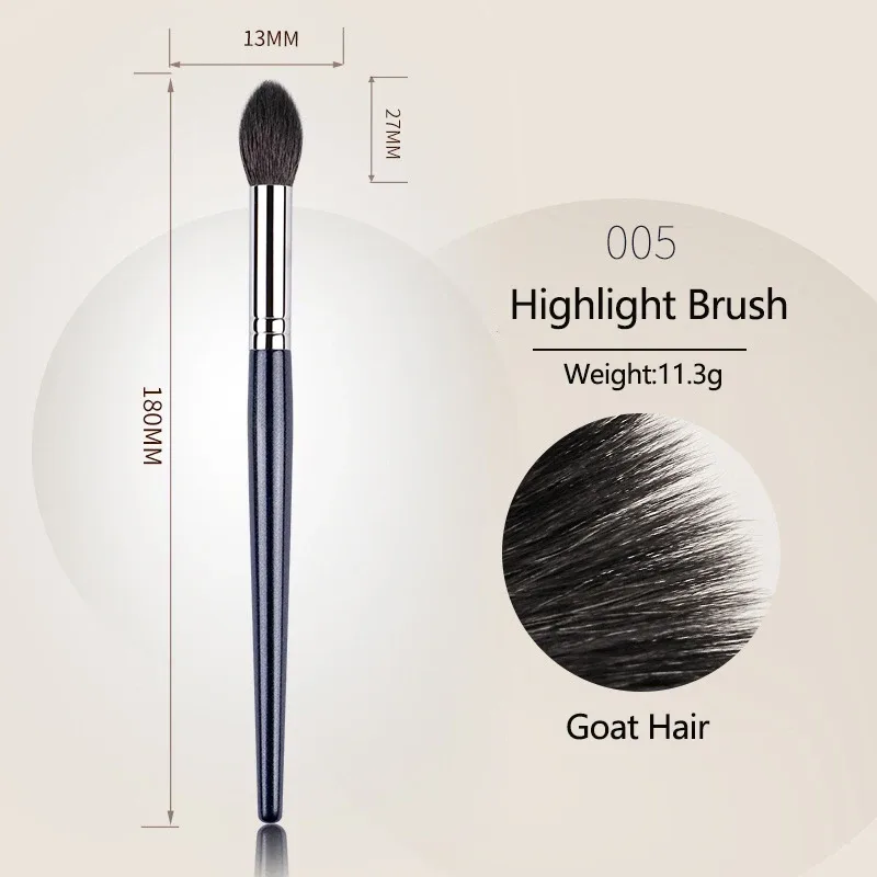 1pc Pro animal hair Blush Makeup brushes Face&eye detail Eyeshadow Make up brushes Eye Shadow Highlight Smudge eyebrow essential — image 11