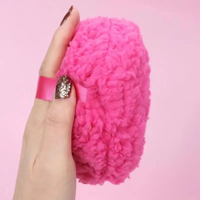 1 Pcs Extra-Large And Extra-Thick Powder Puff Skin-Friendly Soft And Non-Absorbent Extra-Large Talcum Powder Puff