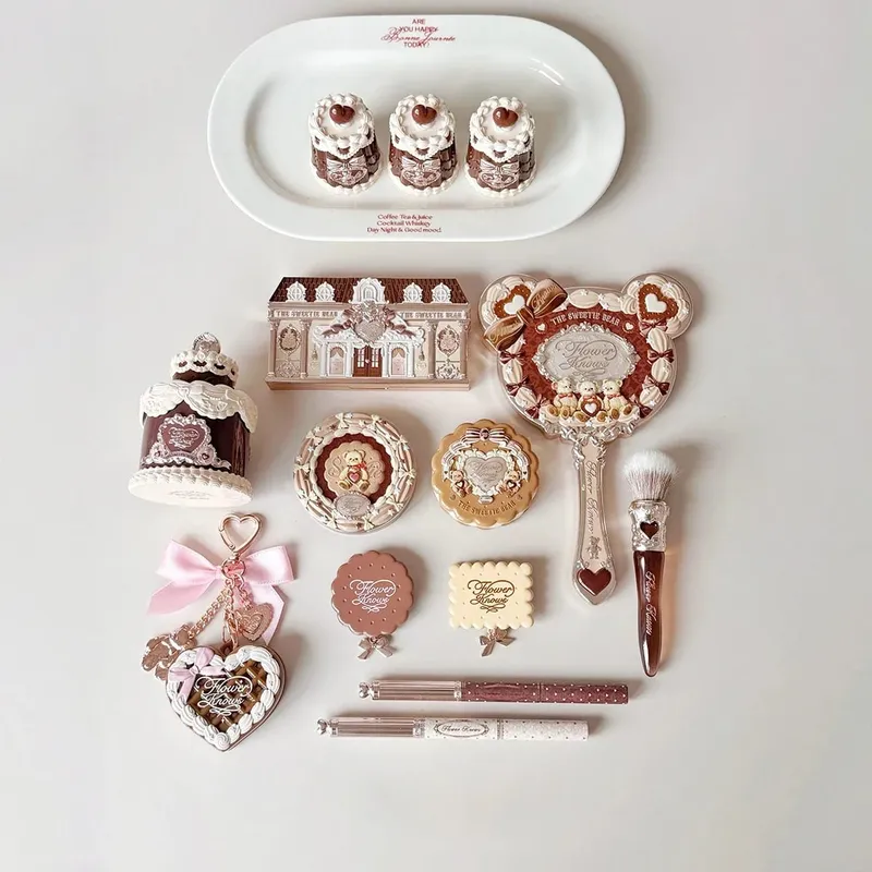 Sweety Bear Cookie Collection Viral Make Kit Lip Gloss Cream Blush Concealer