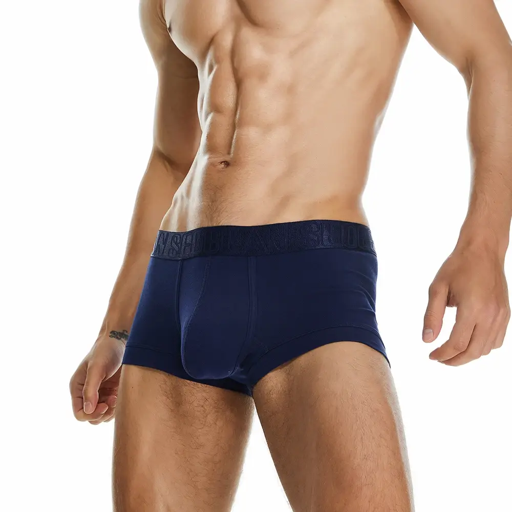 Men's Boxers Cotton Underwear Boxer Shorts Sexy Men Boxer Briefs Solid Color Underpants Boxer For Man — image 22