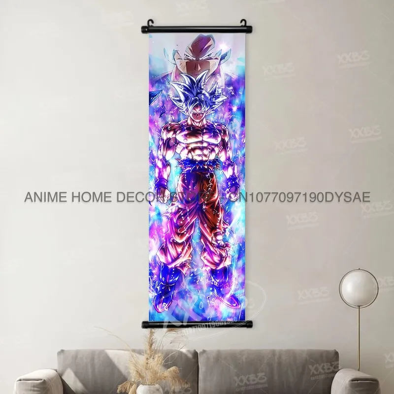 Dragon Ball Posters Anime Figures Wall Art Frieza Home Decor VegetaIII Scrolls Picture Goku Hanging Painting Son Gohan Wallpaper — image 24