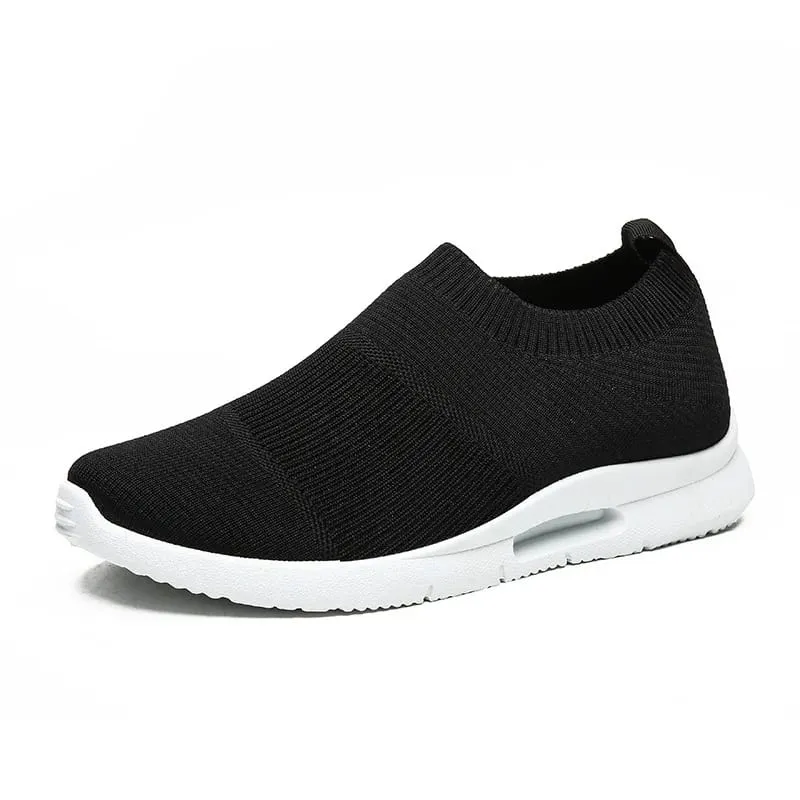 Men's Sneakers Breathable Loafers Outdoor Soft Sole Flats Mesh Men Running Shoes Lightweight Slip on Casual Shoes Tenis Hombres