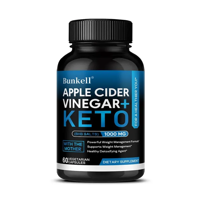 Keto-Apfelessig-Kapseln 1000 mg unterstützen die Stoffwechselfunktion, die Verdauung, das Appetitmanagement und die Körperreinigung — image 10